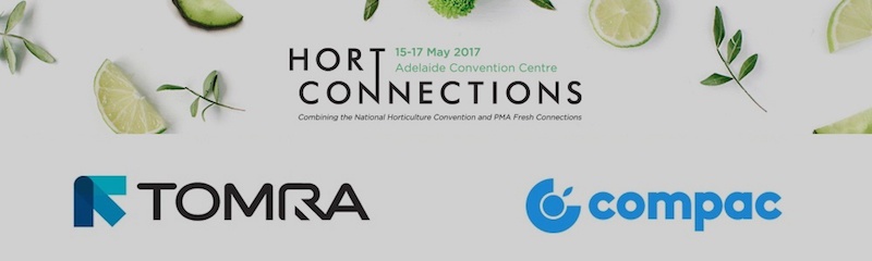 Compac and Tomra exhibiting together at Hort Connections 2017